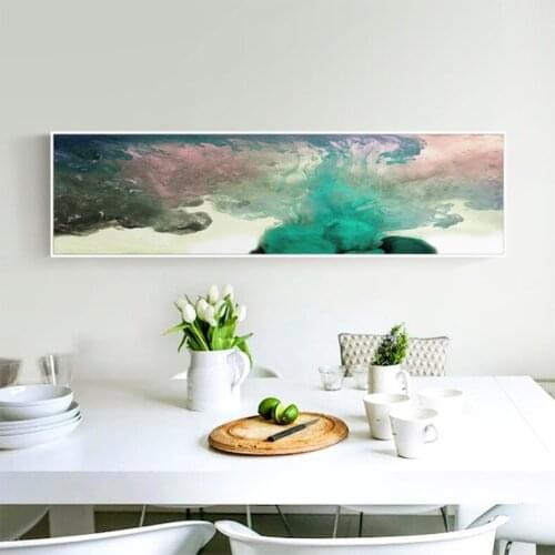 Modern Abstract Posters and Prints Splashing Wall Art Canvas Painting Colorful Rhythm Pictures for Living Room Home Office Decor
