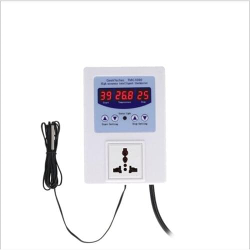 Tmc-1000 geektteches intelligent digital temperature controller temperature socket LED display control