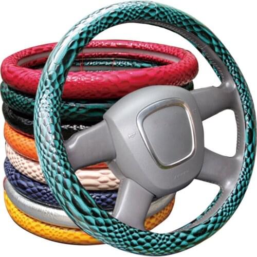 Universal Car Steering Wheel Cover Skidproof Auto Steering- Wheel Cover Anti-Slip Embossing Car-styling