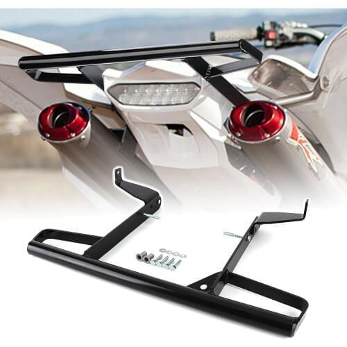 KEMIMOTO ATV Rear Aluminum Bumper Wide Grab Bar Bracket Stand Mounted for Yamaha Raptor 700R 2006-2018