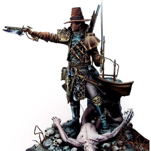 1:24 Resin Figure Model Kit Unassambled Unpainted //G215(2 HEADS)