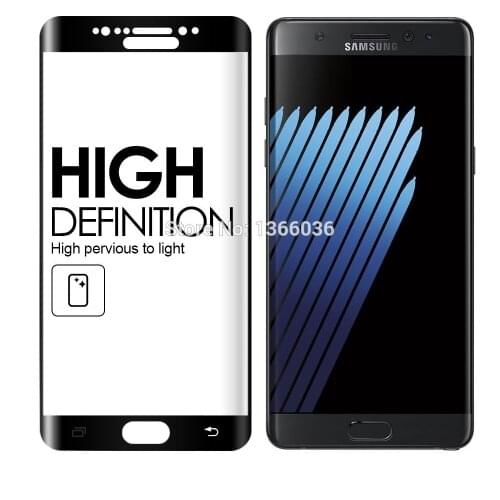 100pcs 3D curved Note20 tempered glass screen protector For Samsung Galaxy S8 / S9 Plus full cover glass film curved note glass