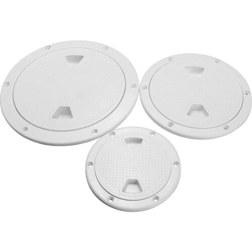 4/6/8 Inch Round Hatch Cover Non-Slip Deck Plate for Marine Boat Kayak Canoe