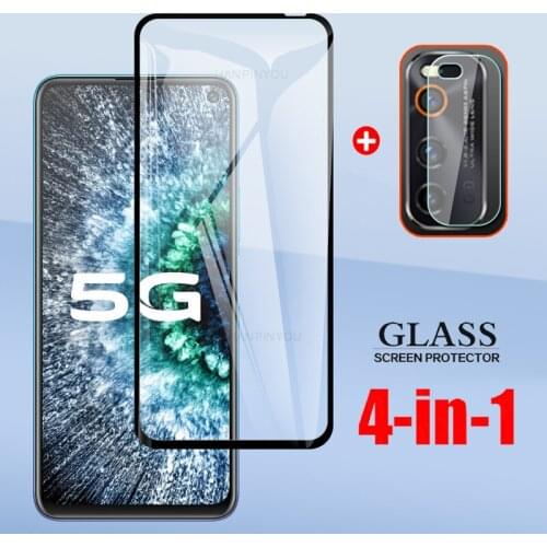 4 In 1 For vivo iQOO Neo3 5G 6.57" Full Cover Tempered Glass For iQOO Neo3 5G Neo 3 Camera Lens Screen Protector Glass