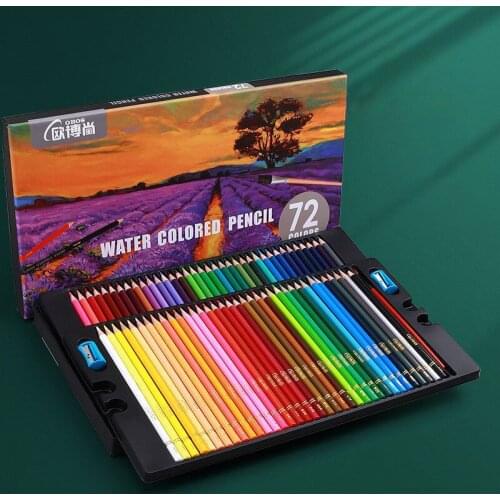 48/72/120/150/200 professional color pencils painting sketch students water-soluble painting brushes oily art supplies Supplies