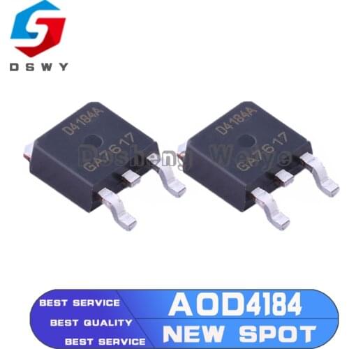 5pcs AOD4184A TO-252 D4184A TO252 AOD4184 D4184 MOS Field Effect Tube 40V/50A