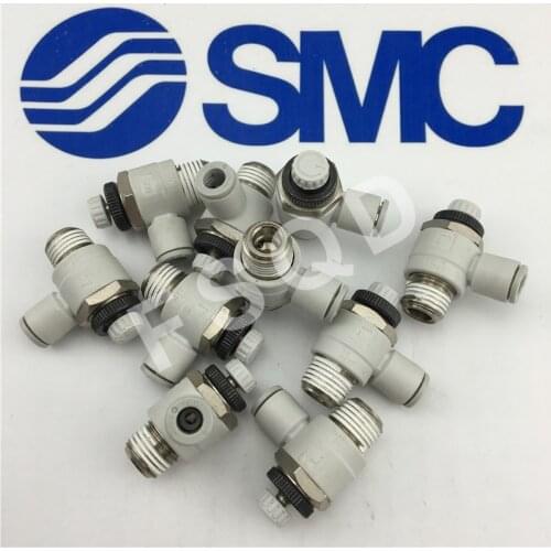 AS2211F-02-04S AS2211F-02-06S AS2211F-02-08S AS2211F-02-10S SMC Speed Controller with One-touch Fitting