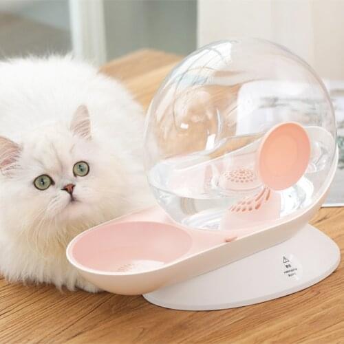 2021 Snails Bubble Automatic Cat Water Bowl Fountain For Pets Water Dispenser Large Drinking Bowl Cat Drink No Electricity