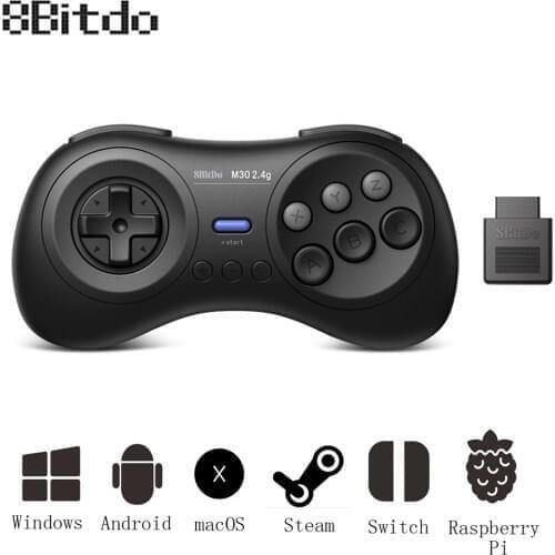 8Bitdo M30 Gamepad for Sega Genesis MD Mega Drive Controller for Nintendo Switch for Raspberry Pi Wireless PC Joystick Android