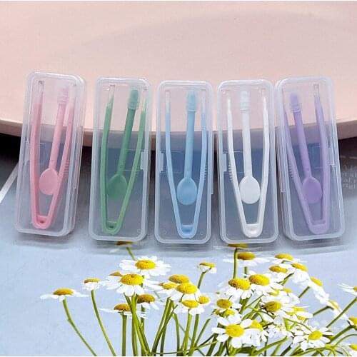 Remover Contact Lenses Inserter Color Tweezers Suction Stick Eyes Care Tool Kit Contact Lens Case Clip Stick Tweezers