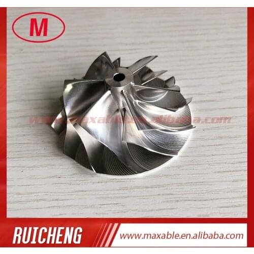 K04 49.52/61.98mm 6+6 BLADES Turbocharger milling/aluminum 2618/Billet compressor wheel