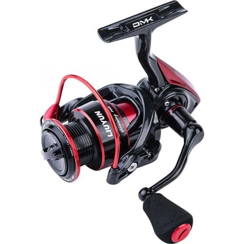 DMK Spinning Fishing Reel 2000 3000 4000 5000 Size 5+1BB 5.2:1 Metal Body CNC Saltwater Boat Fishing Wheel