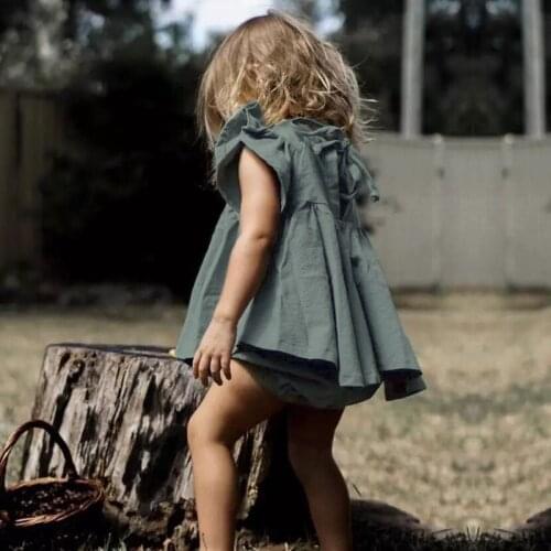 Toddler Kid Girls Clothing Sets Girls Suit 2019 European America Summer Ruffles Princess Baby Girl Blouse+shorts Fashion Clothes