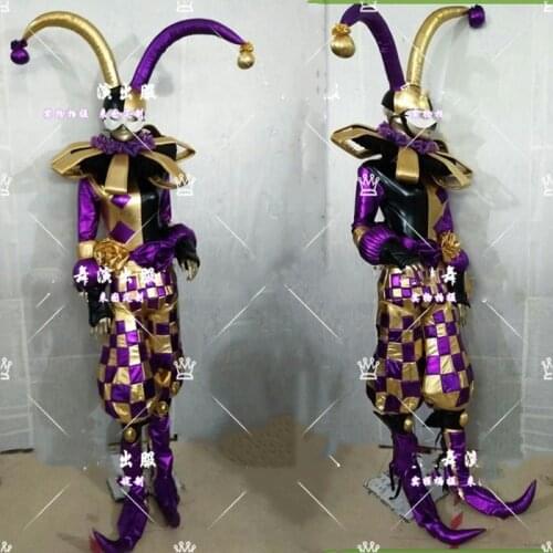 Halloween cosplay clown show prop Venice clown costume business show fast tour masquerade nightclub bar stage suit