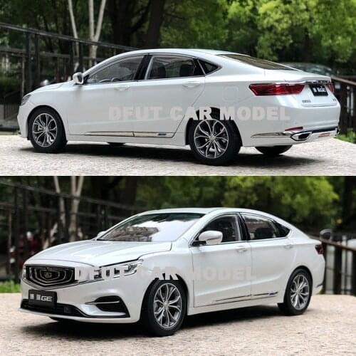 Diecast 1:18 Alloy Pull Back Toy GEELY GE PHEV Car Model Of Childrens Toy Cars Original Authorized Authentic Kids Toys