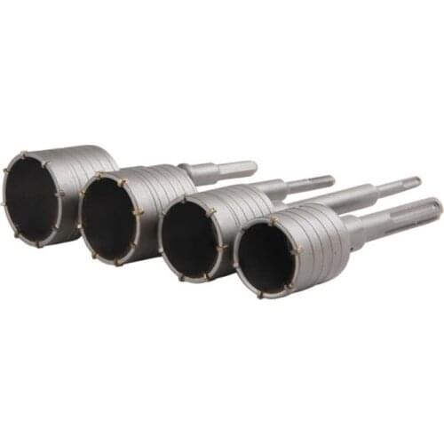 Set Multiple Combinations Concrete Aluminum Box Set Alloy Brick Wall Drill Bit Range Hood Air Conditioner Punch Drill