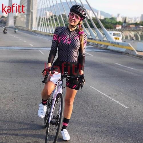 Kafitt new cycling jersey jumpsuit womens triathlon professional cycling suit Ropa Ciclismo long-sleeved sports jersey suit