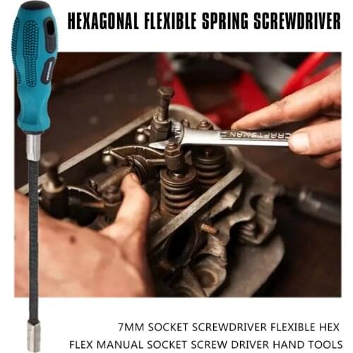 7MM Socket Screwdriver Flexible Hex Flex Manual Socket Screw Driver Hand Tools