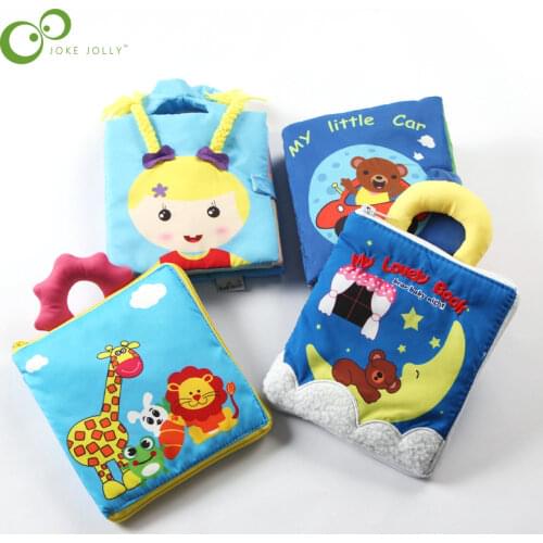 Torn Not Rotten Soft Baby Kid Cloth Book Toddler Newborn Early Education Learning Deveelopment Reading Puzzle Book Toys DDJ