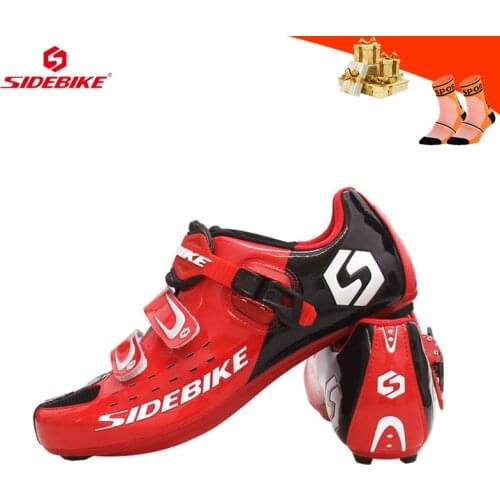 SIDEBIKE Pro Road Bike Shoes Men Women Wear-resistant Zapatillas De Ciclismo Breathable Self-locking Athletic Riding Sneakers
