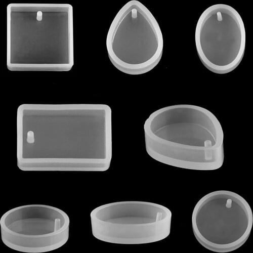 5Pcs/Set Water Drop Silicone Molds Crystal Diamond Bracelet Necklace Pendant Resin Casting Mould Jewelry Making Tool Accessories