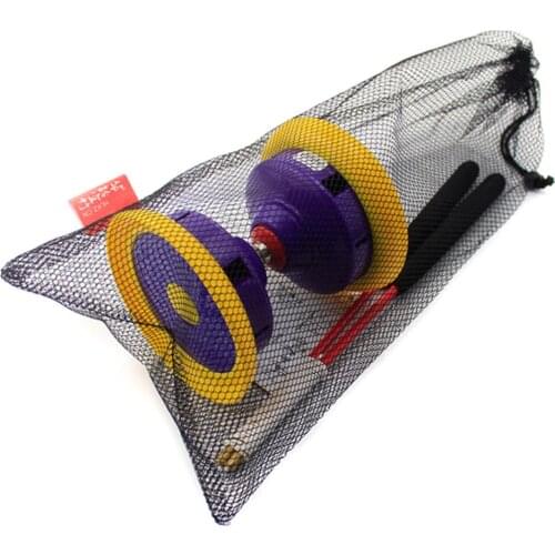 Blue Green Red Purple Chinese YOYO 3 Bearing Diabolo Set Metal Head Sticks String Bag 2020 New Arrived