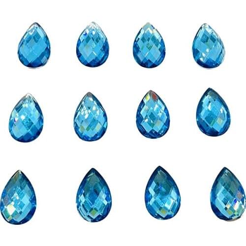10pcs/pack High Quality Resin Teardrop / Pear Shape Rhinestones Beads gems 20mm*30mm