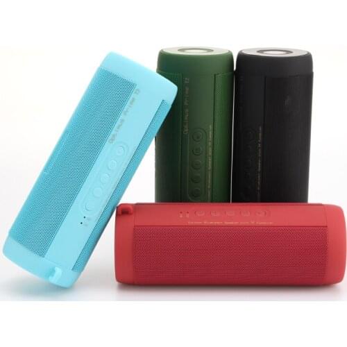T2 Bluetooth Speaker Waterproof Portable Outdoor Wireless Mini Column Box Speaker Support TF card FM Stereo Hi-Fi Boxes