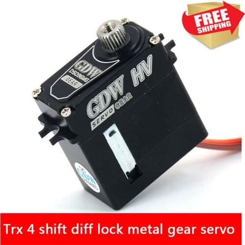 Trax TRX-4 shift gear servos DS096MG RC Model car option parts metal gear diff lock replace 2065 water proof