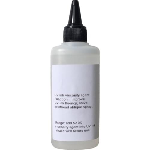 1 PCS 100ML UV Viscosity Liquid For EPSON UV Flatbed Printer Metallic Glass Can Be Directly Printed With High Quality