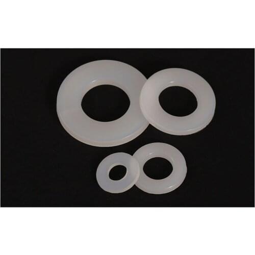 100pcs nylon Washers M14*27*2.5mm hard Plastic gasket transparent Nylon insulation flat paded High temperature for screws
