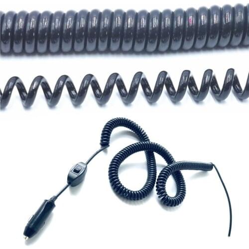 12V-24V 15A Car cigarette lighter socket plug power supply adapter on/off switch wiring cable Led head Spot work fog light bar