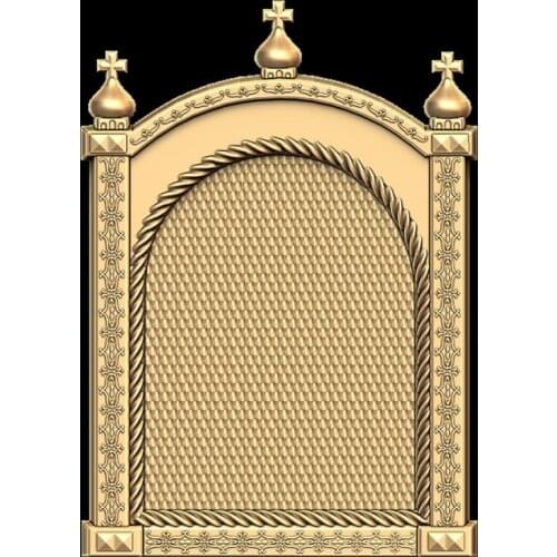 3D model relief Kiot Ikonostas STL model for CNC Router carving engraving artcam aspire