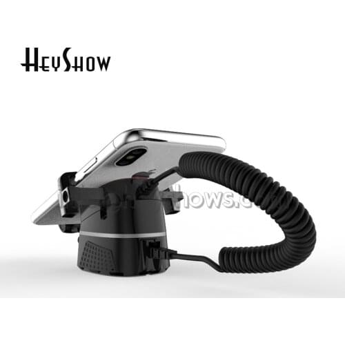 Wireless Remote Control Mobile Phone Security Display Stand Charging Iphone Anti Theft System Smartphone Burglar Alarm With Claw
