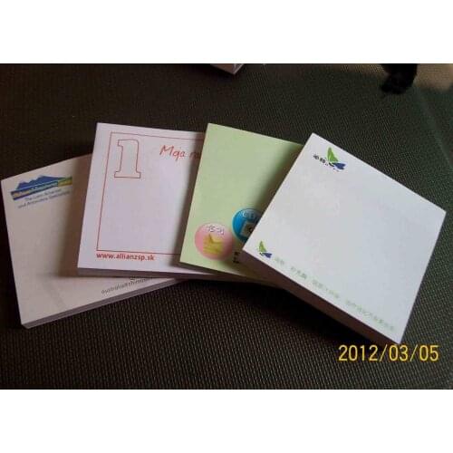 Custom logo memo pad note pad/notepad 75*75mm*25sheets 300pcs /lot