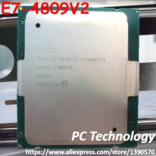 E7-4809 V2 Original Intel Xeon E7-4809V2 1.90GHz 6-core 12MB LGA2011 E7 4809V2 Processor free shipping