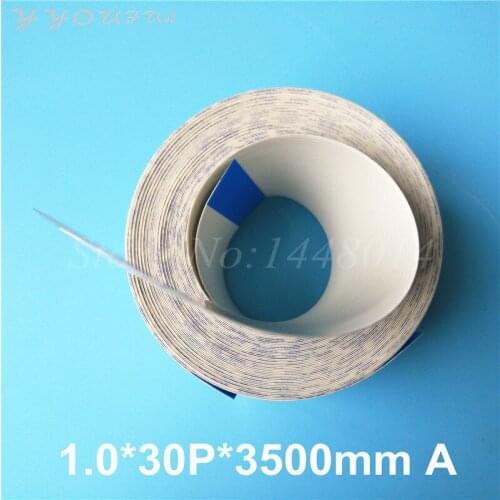 Eco solvent printer Mutoh data cable 30pins for Mutoh RJ8000 RJ8100 Flat long cable same side 3.5M long (1.0X30PX3500mm A)