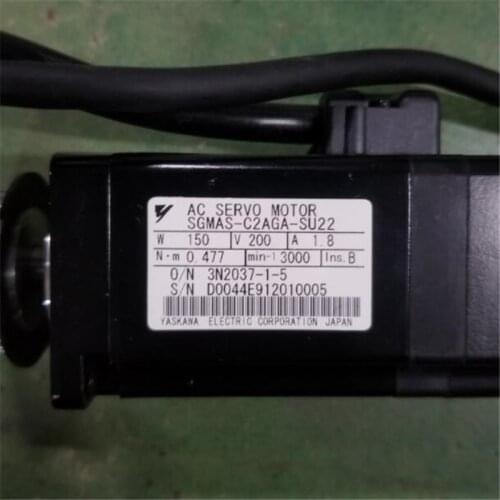 Used Tested Working SGMAS-C2AGA-SU22 AC SERVO MOTOR
