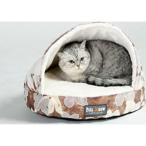 Pet Cat Bed Mat Kitten Kennel Soft Dog Bed Pet House Puppy Dog Cat Foldable Warm Sofa Cama Para Cachorro Products for Animal
