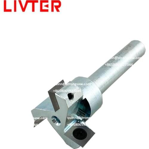 LIVTER 3 flutes 1+1/2'' Dia x H12mmx 1/2'' Shank Planing Bits Face End Milling Cutter CNC Spoilboard Surfacing Router Bits