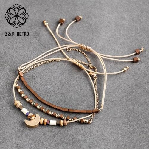 Fashion Bracelet & Bangle Wooden Beads Statement Bracelets Jewelry For Women Accessories Gifts For New Year Jewelry For Women