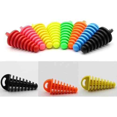 New 15-38MM Motorcycle Exhaust Pipe Motocross Tailpipe PVC Air-bleeder Plug Exhaust Silencer Muffler Wash Plug Pipe Protector