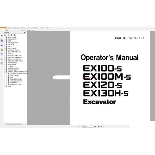 Hitachi Full Shop Manual Set