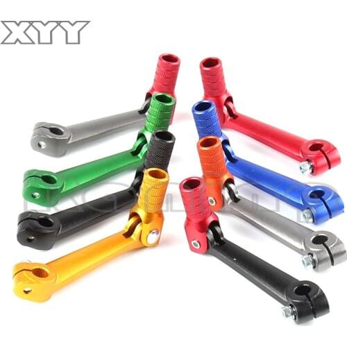 Folding CNC Aluminum Gear Shift Lever Gear Shift Lever Fit For Kayo T2 T4 T4L ATV Dirt Bike Pit Bikes Gear Lever Motorcycle