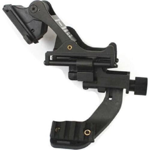 Tactical NVG Pineapple Mirror 20mm Fishbone Guide Rail J Arm Metal helmet Mount