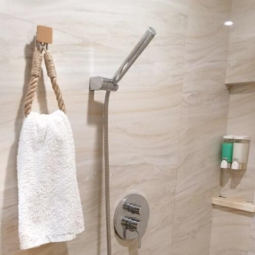 Vintage Rope Towel Rack, Toilet Paper Holder, Kitchen, Bathroom,WC Storage Rack, Movable Wall Hanging Boho Decor