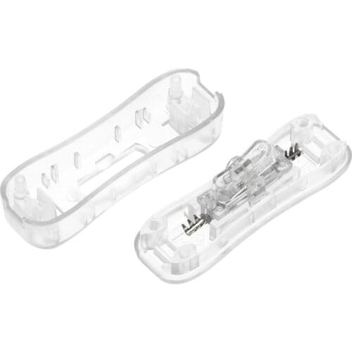 Inline Cord Switch AC 250V 2A SPST Lamp Light Rocker Switch Clear