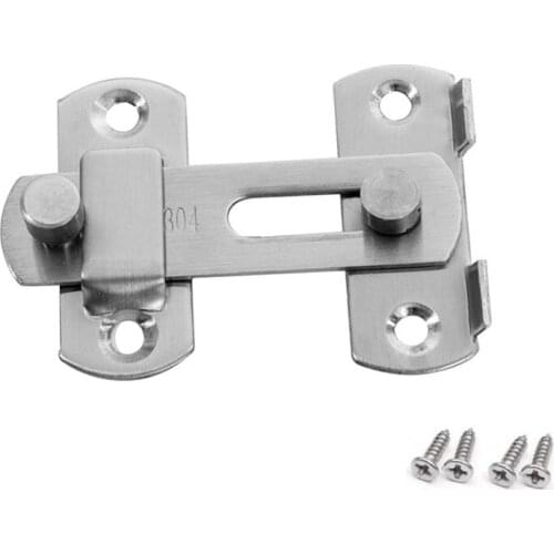 5pcs/lot Stainless Steel Sliding Door Locks Security Tools Hardware For Window Cabinet Hotel Home