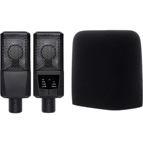 2PCS Microphone Sponge Cover Protective Cap Windshield Mic Foam Covers for Lewitt LCT 240 240PRO 249 249Pro 449 450 440