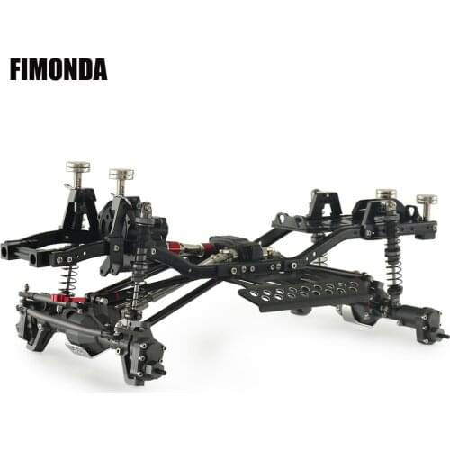 1/10 RC Crawler All Metal Frame Chassis Kit 306mm Wheelbase with Prefixal Planetary Gearbox Portal Axle Off Road Truck SCX10